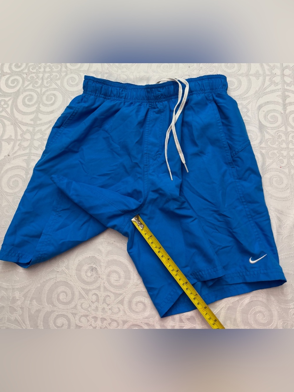 Nike Swim Trunks Shorts Pool Beach Drawstrings Men Small 6 Inch Inseam Sporty - Picture 3 of 10